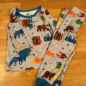World of Eric Carle Brown Bear pajamas Size 12 months